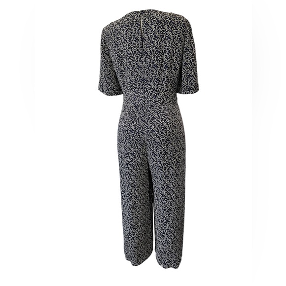 LK BENNET~ London ~ Women’s Black and White Abstract Jumpsuit - Picture 8 of 14